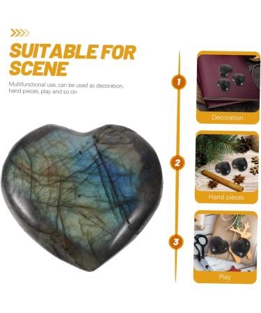 Buy Crystal Agate Ornaments - Whale Vase Moss Agate Hearts & Pocket Palm Stones for Meditation | Chakra & Natural Desk Calendar - Buy Online on GoSupps.com