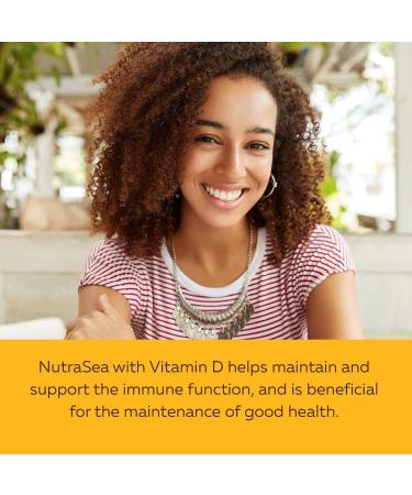 Nature's Way NutraSea Omega-3 and Vitamin D Supplement - Fish Oil with EPA and DHA Support Healthy Heart and Brain Help Build Strong Bones and Teeth & Help Support Immune System Crisp Apple Flavour 500 ml Liquid Value Size - Buy Online on GoSupps.com