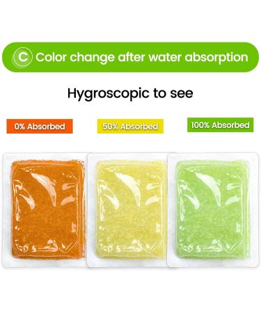 Wisesorb 5 Pack Rechargeable Silica Gel Desiccant Bags - 100g Moisture Absorbers for Gun Safe & Storage - International Shipping Available - Buy Online on GoSupps.com