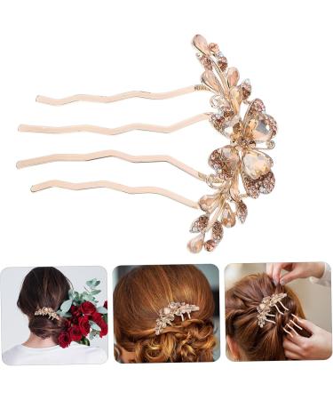 HAPINARY Hair Comb Clip hair comb rhinestone hair combs Mother rhinestone hair accessories hairpin metal hair comb Miss decorate headgear clip crystal comb Metal hair accessories for bride - Buy Online on GoSupps.com