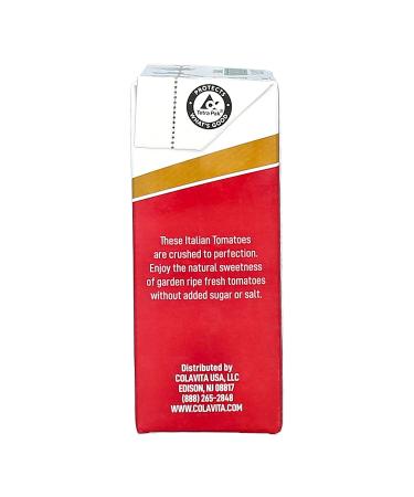 Colavita Italian Crushed Tomatoes Tetra Recart Box - 13.76oz (Pack of 16) | Sustainable Packaging - Buy Online on GoSupps.com
