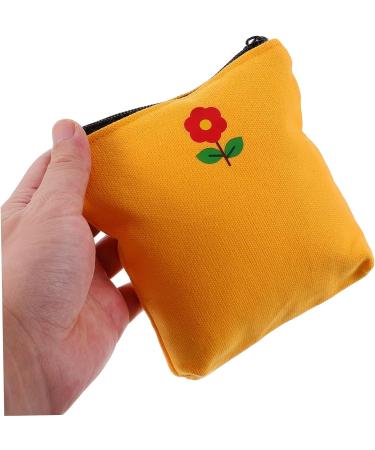 Tote Organizer Storage Bag Zip Lock Organizer Tote Organizer Period Bags for Female Napkin Holder Menstrual Pad Bag Zipper Coin Purse Organizer Coin Bag Canvas 14X14X1CM As Shown 1 - Buy Online on GoSupps.com