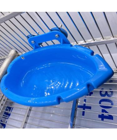 Groust Bird Bath Tub Bowl Basin Hanging Birdbath Toy Pet Parrot Budgie Parakeet Cockatiel Cage Water Shower Food Feeder (including mounting screws) - Buy Online on GoSupps.com