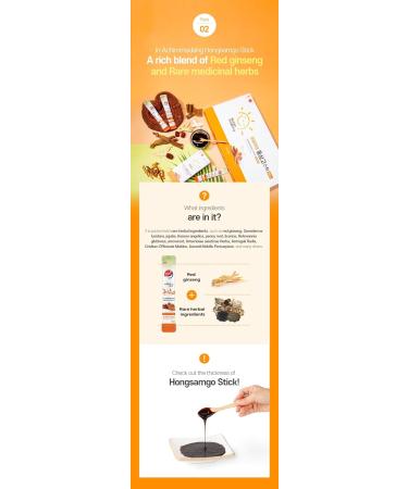 Achimmadang Korean Red Ginseng & Licorice Extract Hongsamgo Stick Halal Cerified 10ml x 30 Sachets Pack of 1 - Buy Online on GoSupps.com