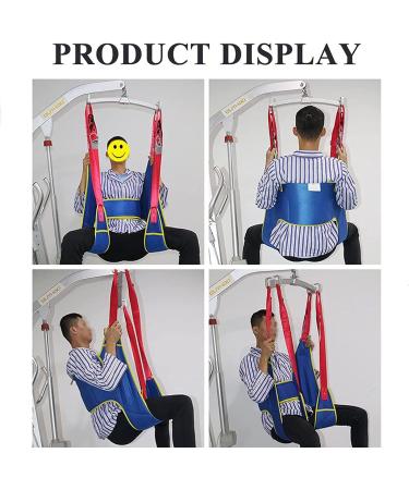 Patient Lift Sling with Opening U Shape Divided Leg Sling Lifting Aid Straps for Safe and Easy Patient Transfer Bed Positioning and Bathing Assist Aids Hoyer Sling - Buy Online on GoSupps.com