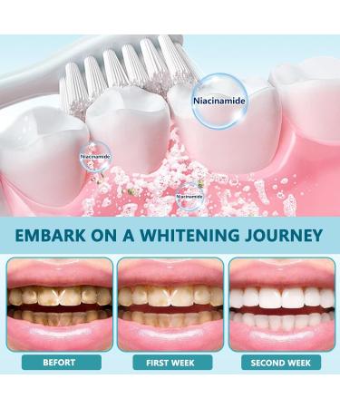 Niacinamide Whitening Toothpaste Niacinamide Toothpaste Intense Teeth whitening Gently Repairs Sensitive Teeth Protect Tooth Enamel Fresh Breath Fluoride-Free(3.5 Ounce (Pack of 2)) - Buy Online on GoSupps.com