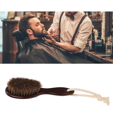 Men's Hair & Beard Brush - Stiff Bristles Wooden Handle Retro Style | Ideal for Widespread Men - Buy Online on GoSupps.com