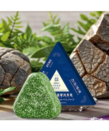 Solid Shampoo | 120g Triangle Solid Nourishing Shampoo For Hair | Strengthening And Oily Control Product | For Daily Routine Home Bathroom Travel Week End Gym Hotel - Buy Online on GoSupps.com