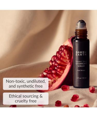 Brightening Vitamin C Eye Serum for Dark Circles & Puffiness - Hydrating & Anti-Aging Formula 3 fl. oz - Buy Online on GoSupps.com
