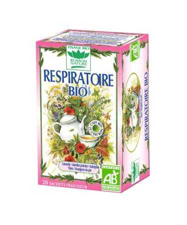 Romon Nature Organic Respiratory Herbal Tea - 20 Bags