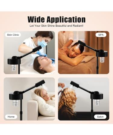 Vaporisateur noir pour le visage brume chaude humidificateur convient pour le salon et la maison limine les points noirs r duit le vieillissement de la peau rend votre peau rayonnante et - Buy Online on GoSupps.com