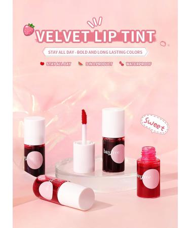 2 Pack Lip Tint Stain Set - Apple & Watermelon | Multi-use Lip & Cheek Tint | High Pigment & Long-Lasting Makeup - Buy Online on GoSupps.com