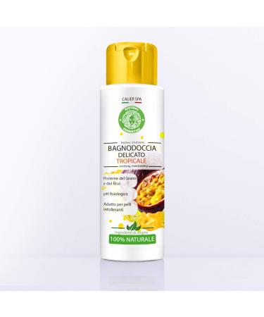 Calier SPA Extra delicate tropical natural shower bath with wheat and rice protein For adults and children with sensitive delicate intolerant skin.250ml