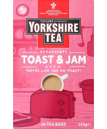 Specialty Tea Bundle with Bedtime Brew 40 Bags 100g Toast and Jam Brew 40 Bag 125g and Biscuit Brew 40 Bags 112g (3 Pack) - Buy Online on GoSupps.com