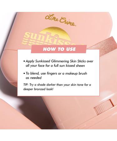 Lime Crime Oasis Pink Champagne Facial Highlighter - Vegan & Cruelty-Free Skin Stick for Sunkissed Glow - Buy Online on GoSupps.com