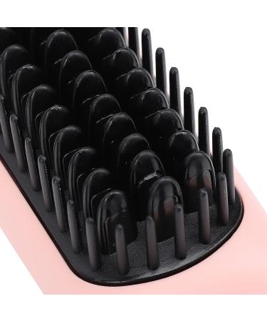 TOPINCN Hair Straightener Brush - 2-in-1 Electric Hot Comb with 11 Temperature Settings | Portable Anti-Scald Straightening Brush for Travel - Buy Online on GoSupps.com