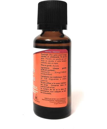 Now Foods Vitamin D-3 Liquid Extra Strength 1000 iu 1 oz (Pack of 2) - Buy Online on GoSupps.com