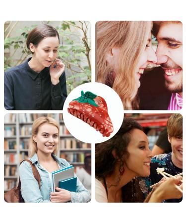 Watermelon Hair Gripper Claw & Diamond Strawberry Hairpins | Stylish Accessories for Travel Weddings & More - Buy Online on GoSupps.com