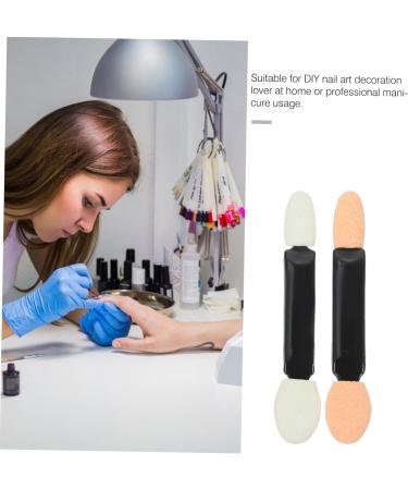 DRESSOOS 50pcs Nail Sponge Nail Art Manicure Art Accessories Manicure Supply Eyeshadow Manicure Art Tool Nail Modification Brush Nail Beauty Tool Practical Manicure Brush Nail Beauty Brush - Buy Online on GoSupps.com