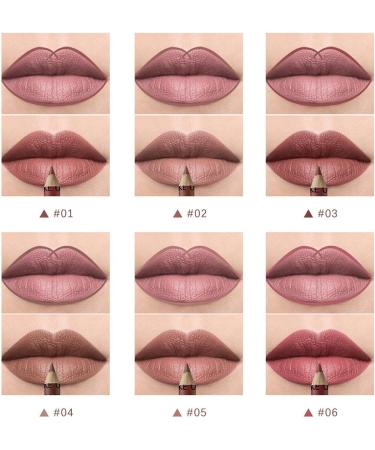 12 Colors Lip Pencil Matte Lip Liner Set Creamy Lip Pencil Smooth Soft Waterproof Long Lasting Makeup Gift Box for Women Girls - Buy Online on GoSupps.com