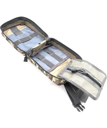 Waterproof Tactical First Aid Pocket Kit - Molle EMT Pouch for Outdoor Camping Travel & Adventure (Camo Gray) - Buy Online on GoSupps.com