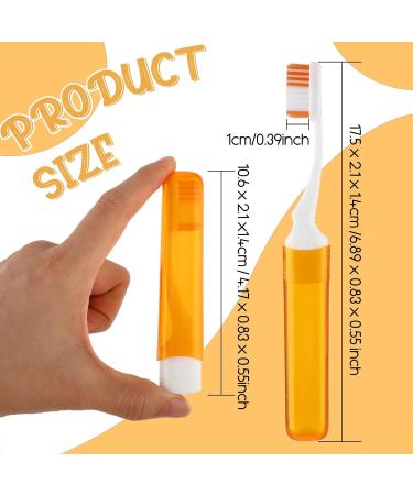 Buy Ouligay Foldable Travel Toothbrush - Portable Soft Mini Toothbrush Set for School Home & Business Trips | International Shipping Available - Buy Online on GoSupps.com