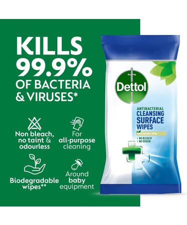 Dettol Anti-Bacterial Surface Cleaning Wipes 756-Piece - Original Formula - Buy Online on GoSupps.com