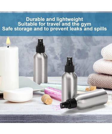 YOUEON 12 Pack 120ml Metal Spray Bottles - Refillable Aluminum Atomizers for Travel Cleaning & Gardening | Reusable Empty Spray Bottle - Buy Online on GoSupps.com