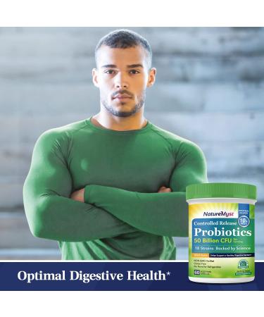 NatureMyst Probiotics 50 Billion 18 Strains 60 Veggie Capsules - Non-GMO & Gluten Free - Buy Online on GoSupps.com