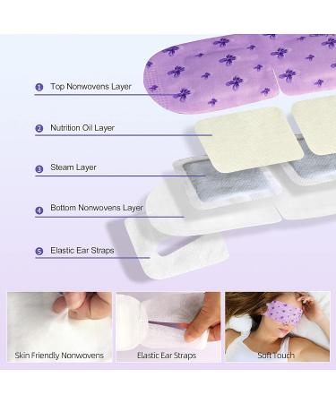 Serfeymi 16-Pack Self-Heating Steam Eye Masks for Sleeping - Lavender & Chamomile | Disposable Eye SPA Mask for Mother's Day Gifts - Buy Online on GoSupps.com
