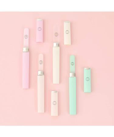 Belle Crystal Glass Nail File - Professional Salon Filing Tool for Natural Nails - Pastel Lilac 2mm - Buy Online on GoSupps.com