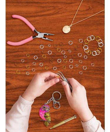 1014 Pcs Nail Art Dangle Charms Piercing Tool Set - TOROKOM Hand Drill, Jump Rings, Pliers, Tweezers - Buy Online on GoSupps.com