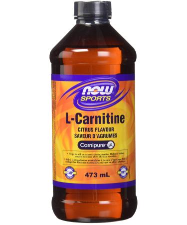 NOW Sports Nutrition L-Carnitine Liquid 1 000 mg Highly Absorbable Citrus 473mL