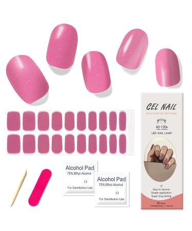 BoloShine Boloshine Set of 20 UV Gel Nail Stickers Glossy Semi-Hard Long-Lasting Self-Adhesive
