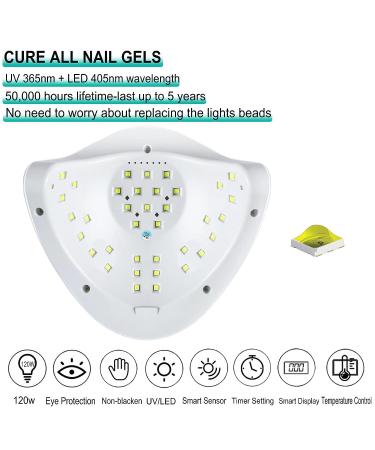 Portable USB Electric Nail Drill Kit with 120W UV LED Lamp - All-In-One Professional Nail Set for Beginners - Buy Online on GoSupps.com