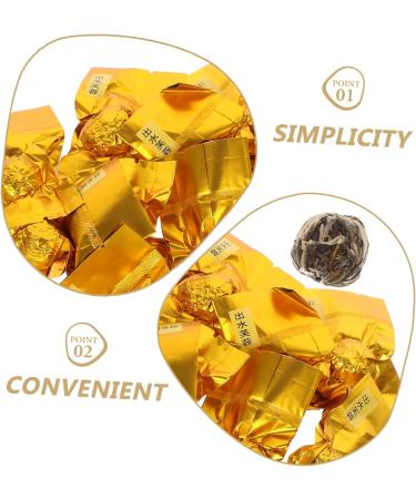 OUNONA 10pcs Organic Blooming Flower Tea Blooming Tea Balls Wrapped Blooming Tea Artistic Tea Flowering Tea Green Tea with Flowers Chinese Flower Tea Ball Gold China - Buy Online on GoSupps.com
