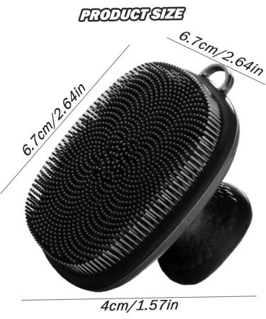 Soft Silicone Face Scrubber - Waterproof Exfoliator 2.6x2.6 Manual Facial Cleansing Brush with Non-Slip Handle for Optimal Skin Care - Buy Online on GoSupps.com