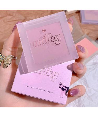 Milky Galaxy Soft Mist Monochrome Blush Palette - Matte Vitality Nude Makeup for Daily Light Pink Blush - Portable & Long-Lasting - Buy Online on GoSupps.com