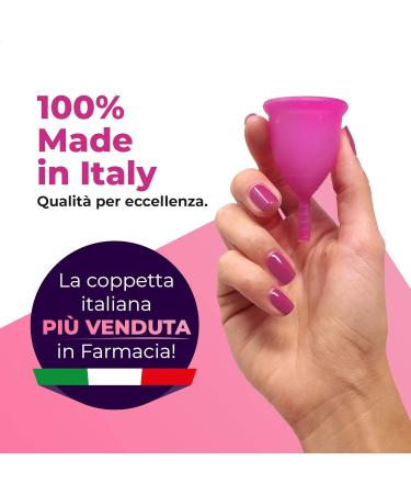 Lybera Menstrual Cup Fuchsia Red Size 2 | Eco-Friendly & Comfortable | Shop Internationally - Buy Online on GoSupps.com