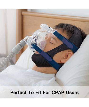 Vosaro Anti Snore Chin Strap 2022 - Adjustable & Breathable Snoring Solution for Men and Women - Black - Buy Online on GoSupps.com