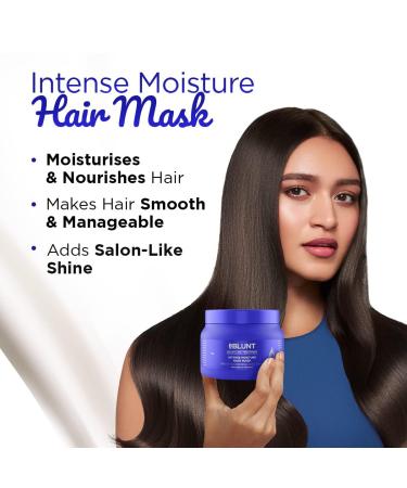 Intense Moisture Hair Mask with Jojoba Oil & Vitamin E - Nourished & Shiny Hair - 250g | International Shipping Available - Buy Online on GoSupps.com