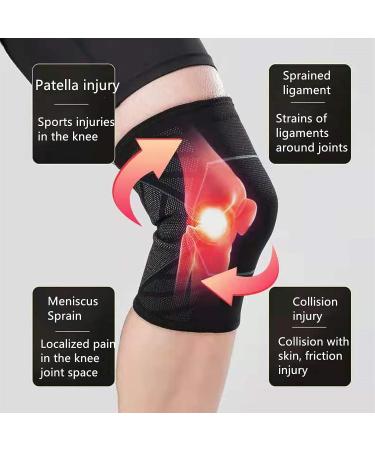 Buy X-Large Knee Support Brace Compression Sleeves with Patella Gel Pads - Ideal for Arthritis Joint Pain & Ligament Injuries - Medical Grade Knee Pads for Running - International Shipping - Buy Online on GoSupps.com
