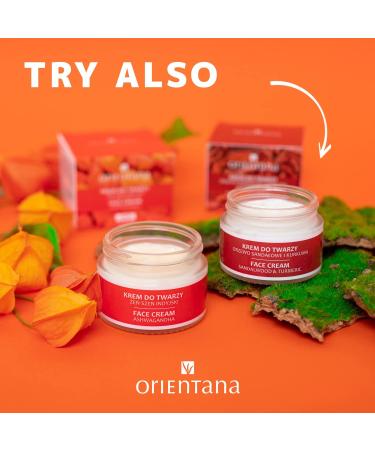 Orientana Orientana - Ashwagandha Natural Face Cream (Indian Ginseng) & Shea Butter | Vegan Anti-Aging & Wrinkle Day & Night Moisturizer | Rejuvenating & Nourishing Mature Skin - 40g - Buy Online on GoSupps.com