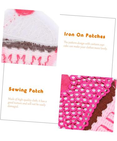 TEHAUX 10pcs Banner Cake Toppers Sew on Patches for Repairing Embroidery Cake Badge Japanese Supplies - Buy Online on GoSupps.com