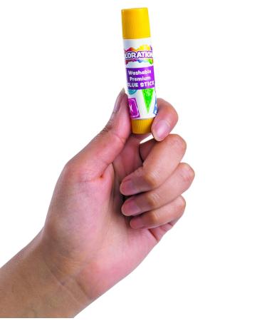 Colorations Washable Glue Sticks Premium Classroom Art Supplies Safe Easy-To-Spread Adhesive Preschool School Projects Crafts Scrapbook Glue White Glue Stick Dries Clear Bulk 50 Pack White Pack of 50 - Buy Online on GoSupps.com