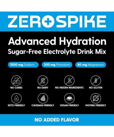 No Sugar Electrolytes Powder Packets | Keto & Fasting Salts Drink Mix for Hydration | 30 Calorie-Free Sticks | Essential Supplements for Optimal Health - Buy Online on GoSupps.com