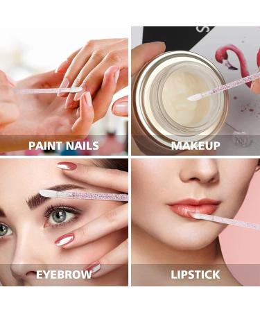 200 Pack Disposable Lip Brush Premium Glitter Crystal Stem Lip Brush Stick Lipstick Brush Stick Lip Gloss Stick Eye Shadow Brush Applicator Tool for Women Girls (Pink+Purple) (200pcs Pink+Purple) - Buy Online on GoSupps.com