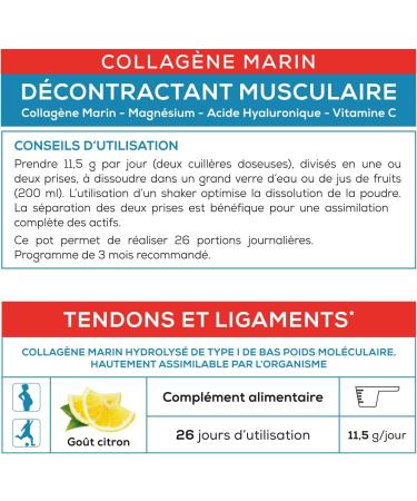 GRANIONS - Marine Collagen Powder - RECONTRACTING MUSCLE - 10 G PER DAY Collagen Powder - 300 g jar of Marine Collagen - Buy Online on GoSupps.com