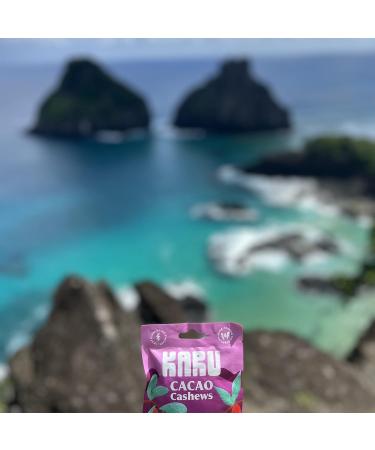 KARU Cacao Cashews (5X 35g) | Vegan Coated Cacao and Salted Caramel Cashews 5x 35g CACAO - Buy Online on GoSupps.com