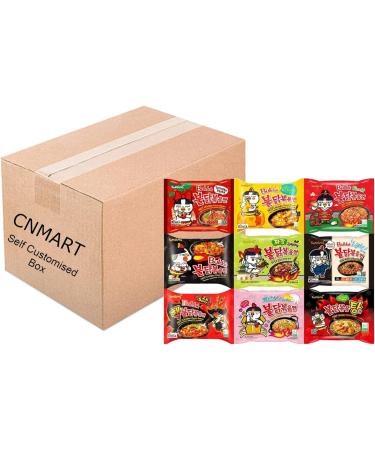 Samyang Hot Chicken Top Spicy Ramen Instant Noodle Challenge Pack of 40 | Self Customised Assorted Flavours From Wide Range Tastes  - Buy Online on GoSupps.com
